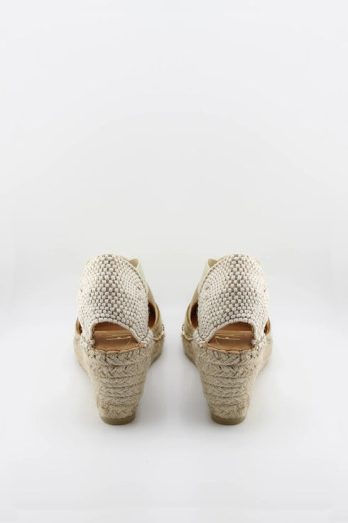 Fabiolas Woven Platform Espadrille Wedge Sandal